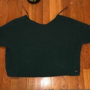Dark green sweater
